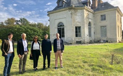 Visite du maire de Versailles, M. François de Mazières