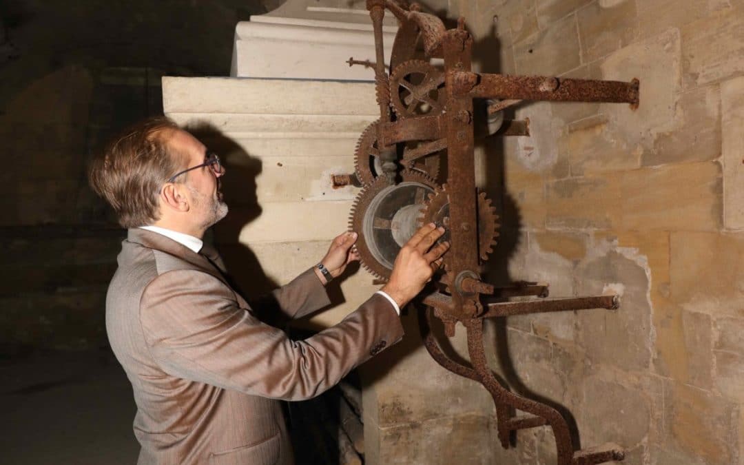 Visite du maire de Saint-Germain-en-Laye, M. Arnaud Pericard