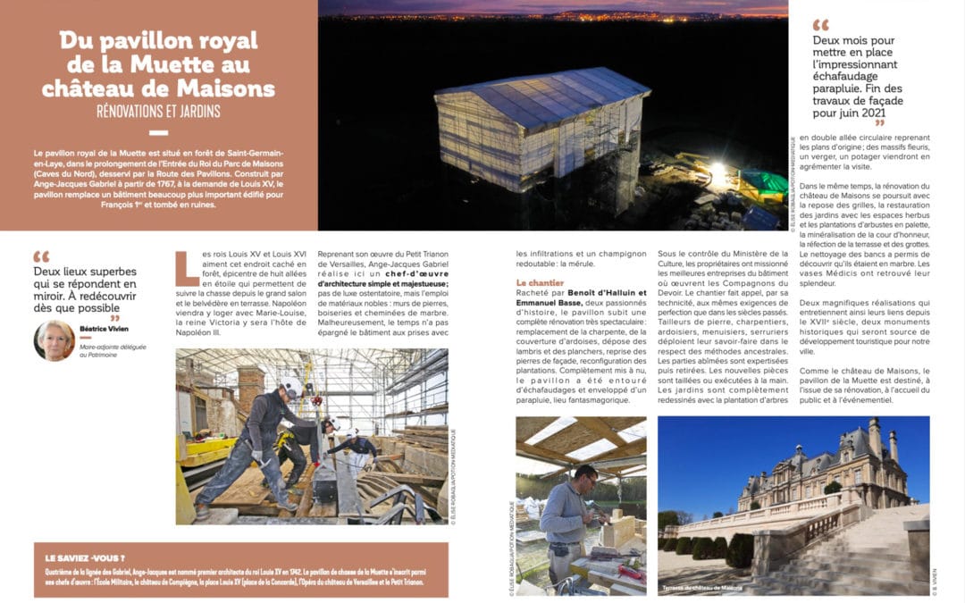 Vivre à Maisons-Laffitte, juin 2021 : Du Pavillon Royal de la Muette au château de Maisons